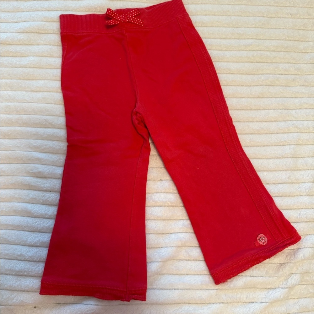 Carter's Red Kids Hooded Vest and Joggers Set - Picture 5 of 9